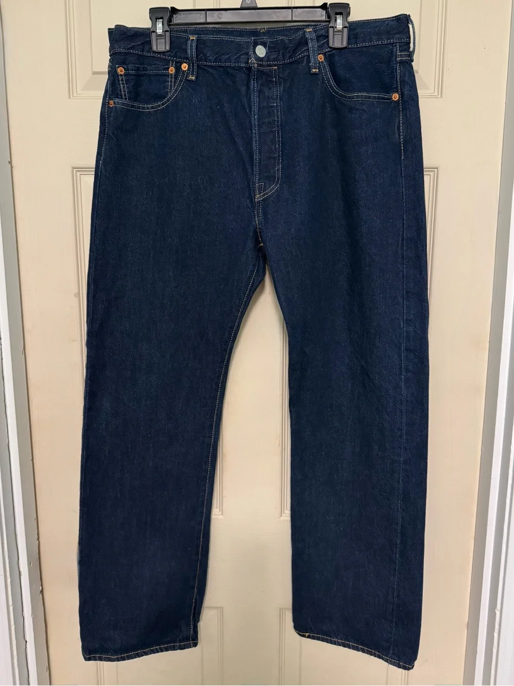 Levi’s Premium 501 Original Fit Jeans Men’s 36x30 Dark Wash Button Fly